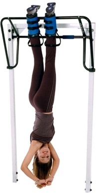 EZ Up Inversion Rack that You Hang in Your Doorway at Home