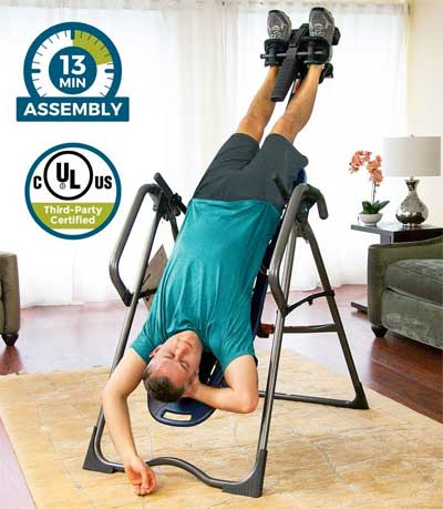 Teeter Inversion Table: Model EP-960 with Fast Set Up, Traction Handles, Ergonomic Ankle Cuffs and Other Premium Features