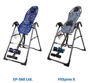 Teeter EP Inversion Table VS FitSPine X1