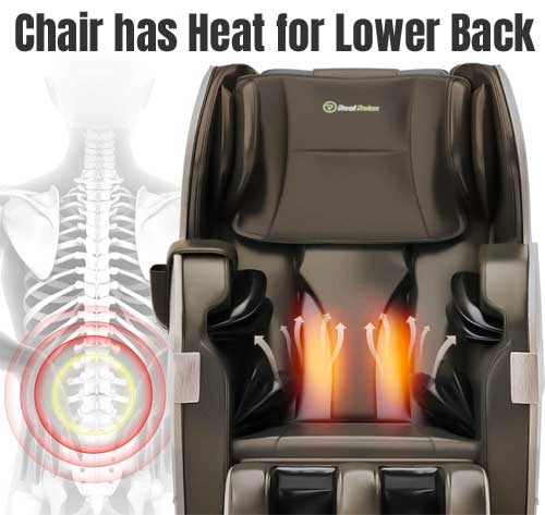Heated Massage Chair to Relieve Lower Back Pain